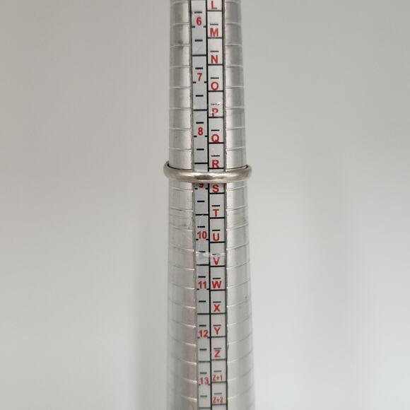 Handcrafted Sterling Silver Ring With Rectangular Tiger's Eye Cabochon - Picture 9 of 9